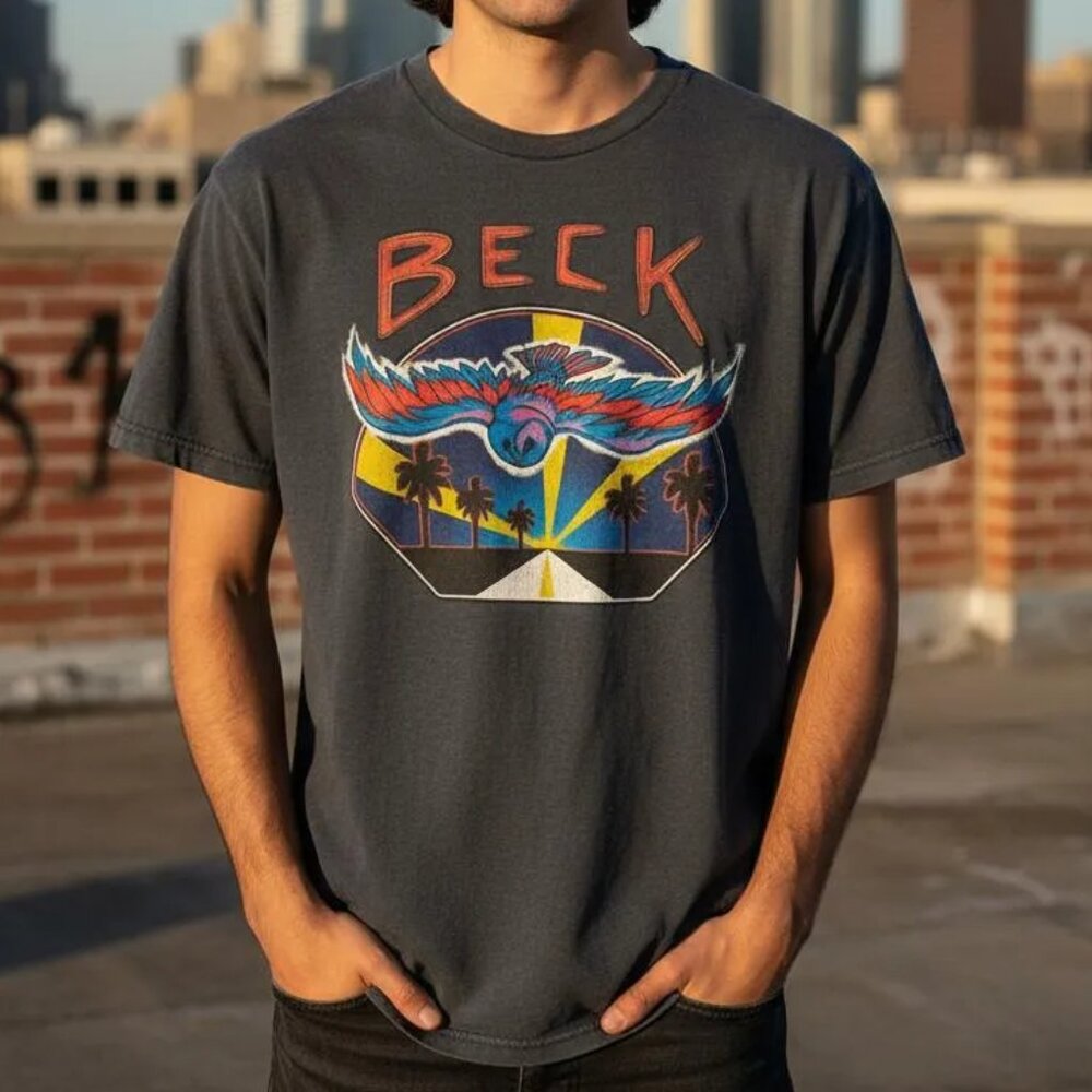 Beck Officially Licensed Tee Dark Grey